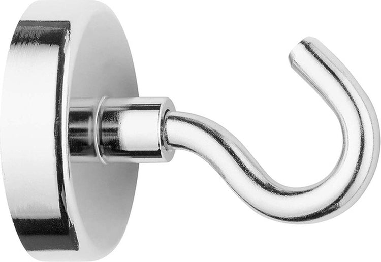 Westcott-Magnet – mit Haken 48 mm – Silber – Zugkraft + – 60 kg – ac-e10830