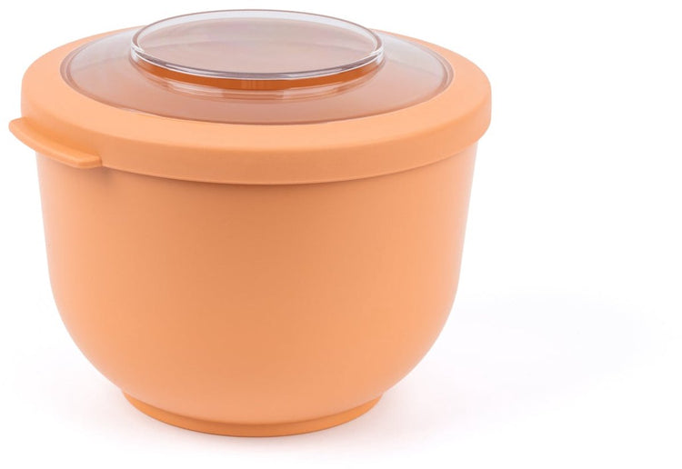 Amuse Tylla Peach – 1200 ml – Lunchbox – Lunchbox – Schüssel mit Deckel – perfekt verschließbarer Frischhaltebehälter – Salatbox für unterwegs – BPA-frei – Orange