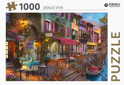 Rebo Productions Puzzle Dolce Vita, Karton, 1000 Teile