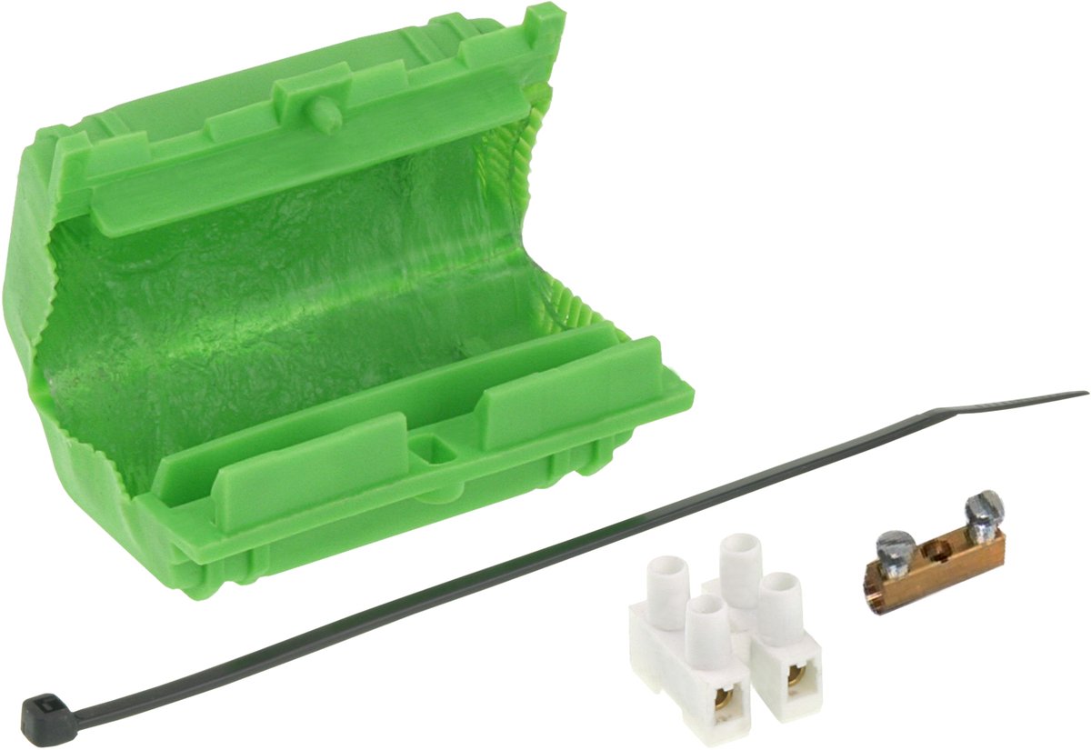 Q-Link-Kabelabzweigmuffe - mit Gel - 3 x 1-4 mmãƒâ€šã‚â² - grün