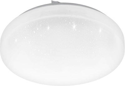 Eglo frania-s – LED-Deckenleuchte – ø28 cm – 1 Licht – weißer Kristalleffekt