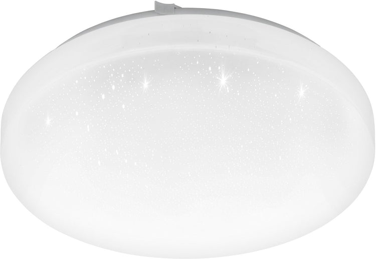 Eglo frania-s – LED-Deckenleuchte – ø28 cm – 1 Licht – weißer Kristalleffekt