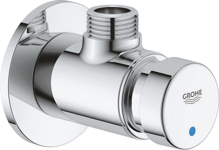 Grohe Euroeco Cosmopolitan S Duscharmatur Selbstschluss 1 2 Blau Rot Chrom