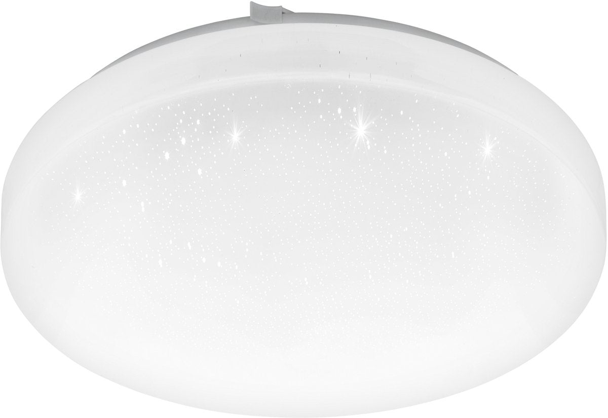 Eglo frania-s – LED-Deckenleuchte – ø28 cm – 1 Licht – weißer Kristalleffekt