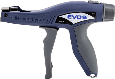 Hellermanntyton evo9i-with pl-bu Kabelbinderzange blaugrau