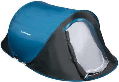 Dunlop Pop-Up-Zelt für 2 Personen – 255x155x95 cm – schnell aufgebaut, wetterfest