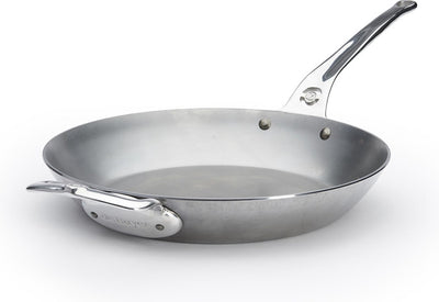 Debuyer de Buyer Mineral B Pro Bratpfanne Ø 32 cm – Stahlblech – PFAS-frei – Induktionsgeeignet – Hergestellt in Frankreich