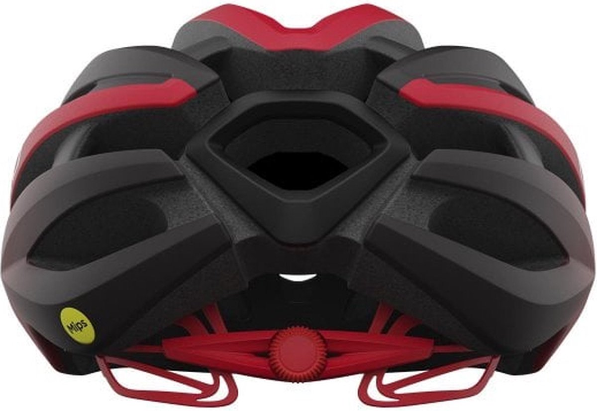 Giro Synthe Mips II Rennradhelm – Schwarz Rot; Größe l