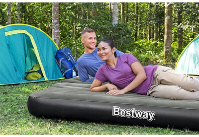 BESTWAY Airbett 3-in-1 aufblasbare 188x99x25 cm schwarz und grau