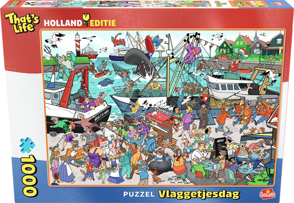 Goliath that's life Niederländische Ausgabe Flag Day - 1000 Puzzleteile - Puzzle (68x48cm)