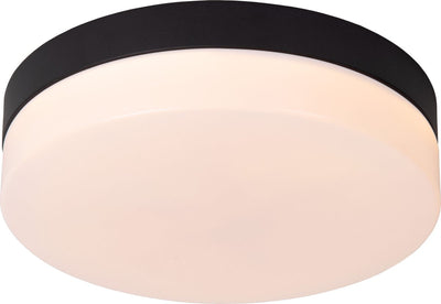 Lucide Geneve – Deckenleuchte (Deckenleuchte) Badezimmer – ø 23 cm – LED – 1x12 W 2700 K – IP44 – Bewegungssensor – Schwarz