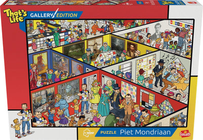 Goliath That's Life Gallery Edition: Piet Mondriaan '23 – 1000 Puzzleteile – Puzzle (68 x 48 cm)