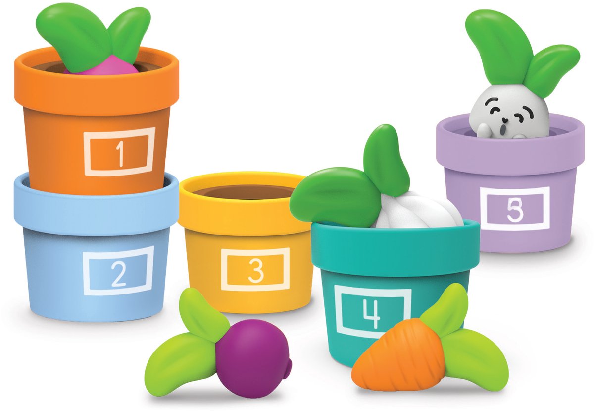 Lernressourcen Versteckspiel-Gemüsegarten-Set – 3+