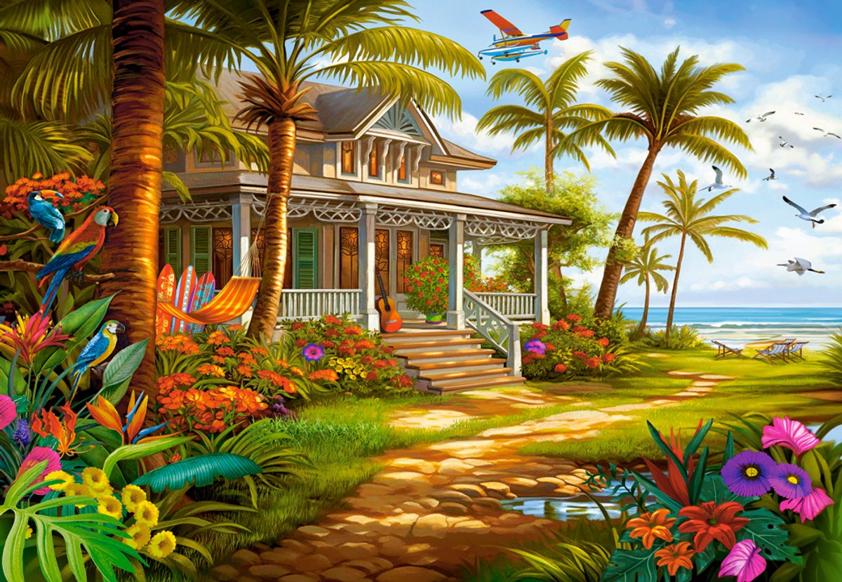 Castorland Puzzle Palmenhaus 1500 Teile Puzzlespaß.
