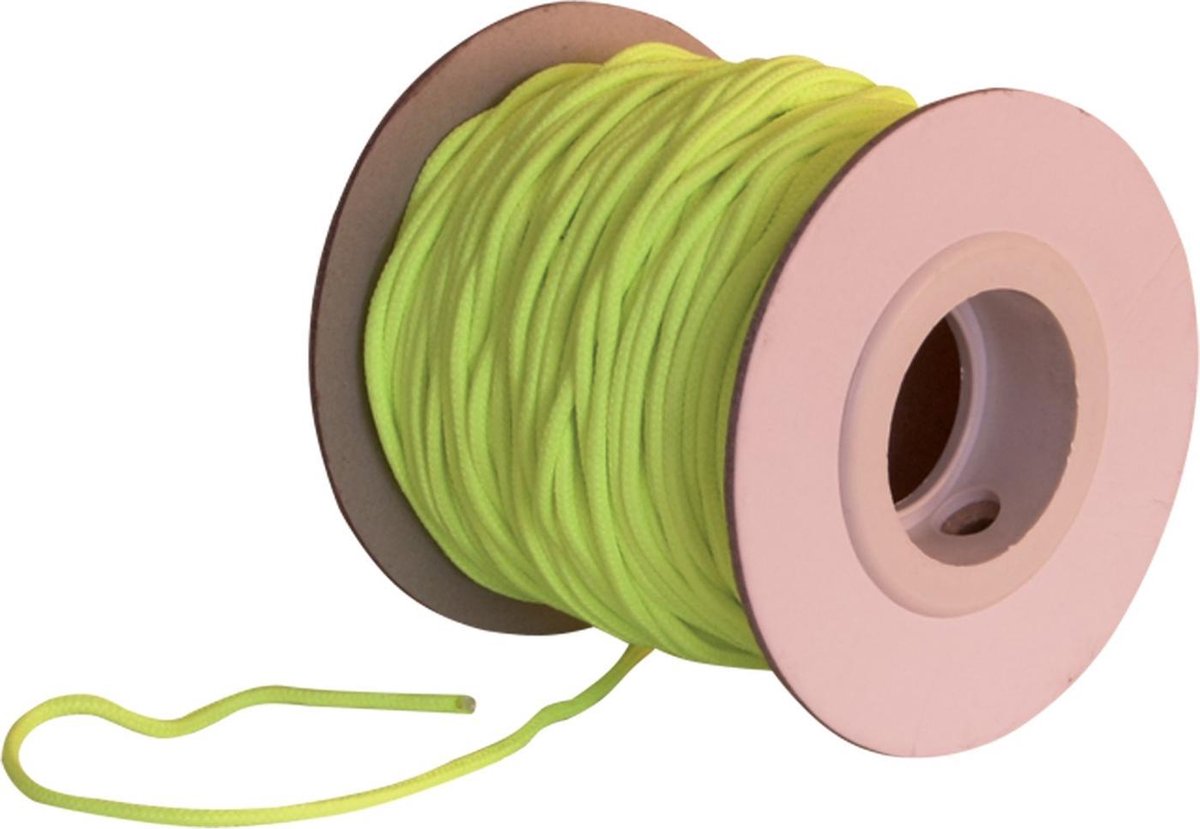 Eurotrail fluoreszierende Abspannleine auf Rolle – 50 m