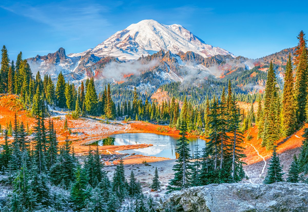 Castorland Puzzle Mount Rainier Nationalpark USA 1000 Teile.