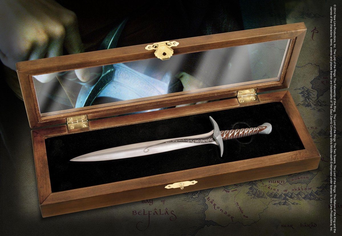 Die edle Kollektion Der Herr der Ringe - Stachel 19 cm Brieföffner - silberfarben