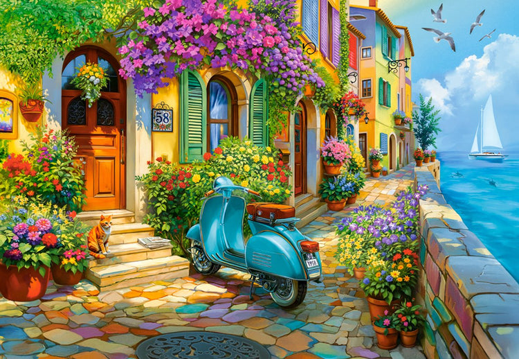 Castorland Puzzle Küstenleben – 1000 Teile Puzzlespielzeug.