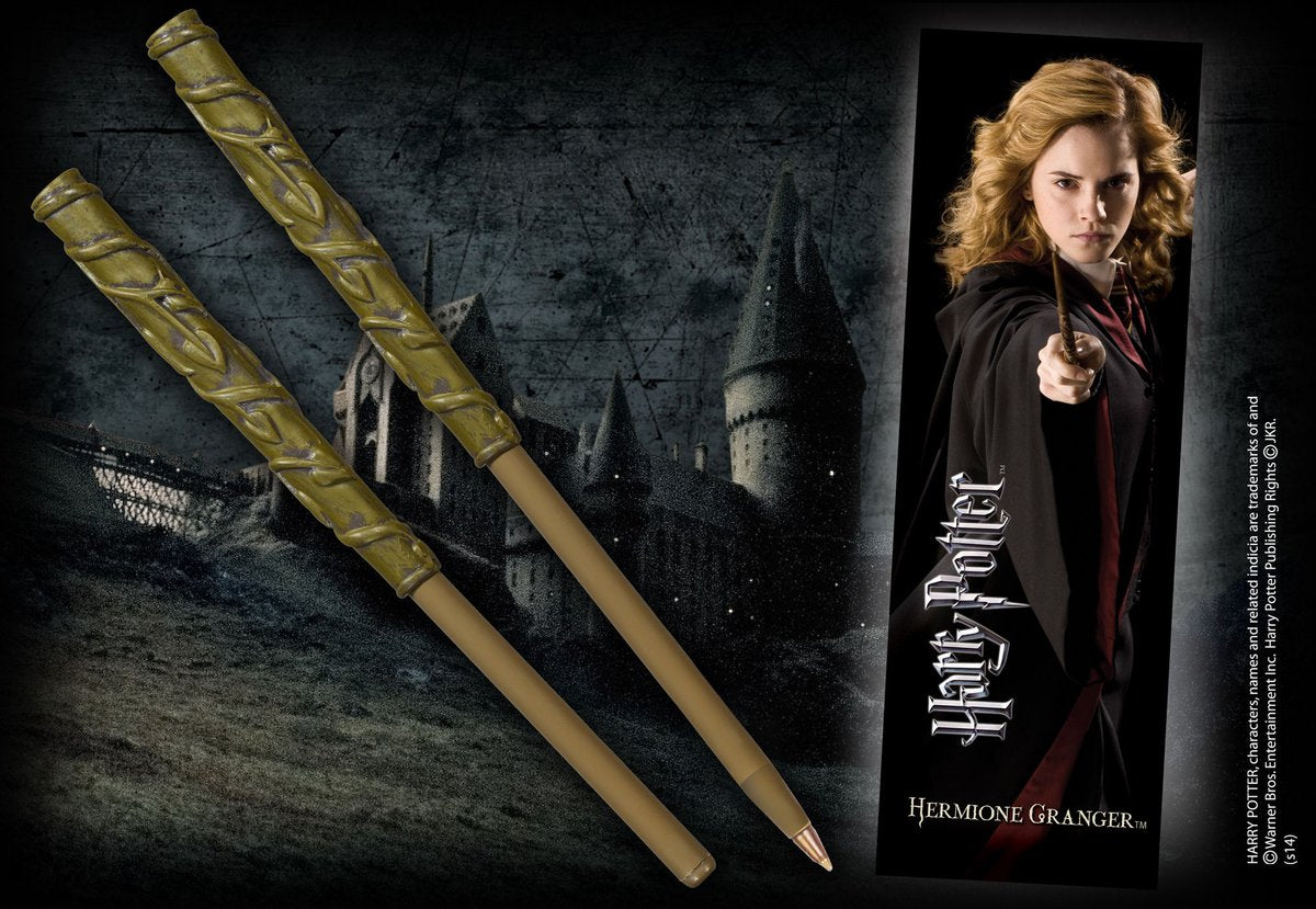 Das edle Harry-Potter-Stift- und Lesezeichen-Set „Hermine“, mehrfarbig