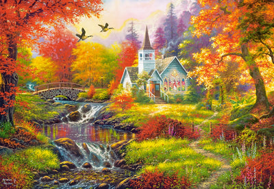 Castorland Puzzle Herbstatmosphäre – 1000 Teile Puzzle.