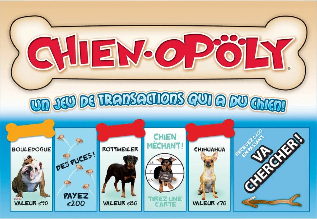 Late for the Sky Chien Opoly – Brettspiel