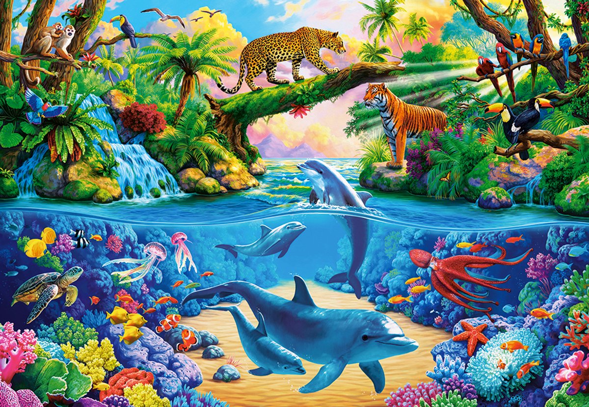 Castorland wildes Naturpuzzle 1000 Teile