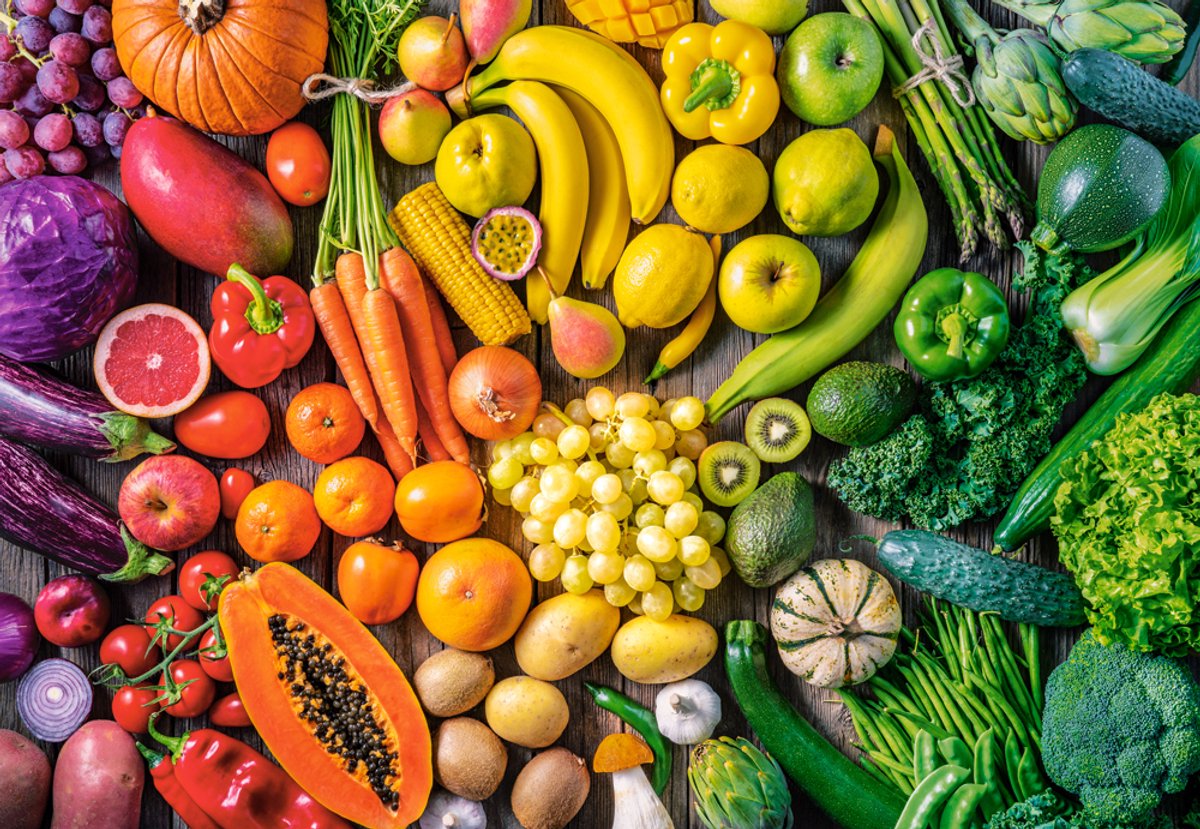Castorland Puzzle Regenbogen der Vitamine – buntes Puzzle 1500 Teile.