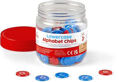 Lernressourcen Kleinbuchstaben-Chips, 156 Chips – 1+