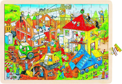 Goki Holzpuzzle -Konstruktion, 96st.