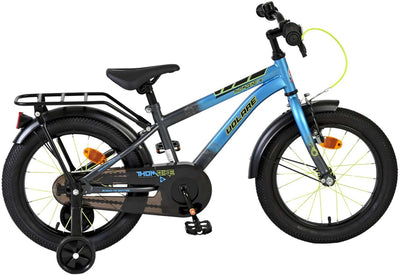 Volare Thombike Kinderfahrrad – Jungen – 16 Zoll – Blaugrau