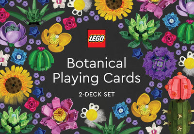 Lego botanische Spielkarten 2-Deck-Set – Einheitsgröße