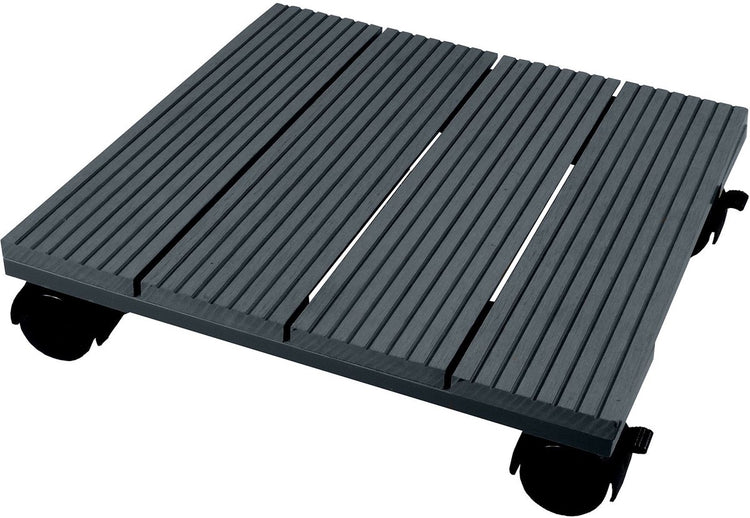 Natur Nature Plant Trolley Square 30 x 30 cm Anthrazit -Gelenter HKC