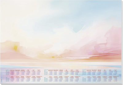 Sigel Schreibtischunterlage Magic Sunset – Größe A2 – mit Kalender 2026 2027 2028 – si-h6313
