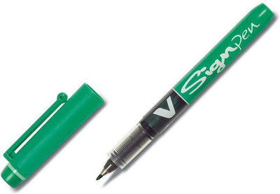 Pilot boligrafo de tinta líquida v sign grün 0,6 mm (12 Stück)