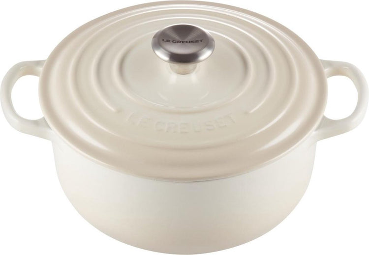 Le Creuset Kasserolle Signature Baiser – ø 22 cm 3,3 Liter