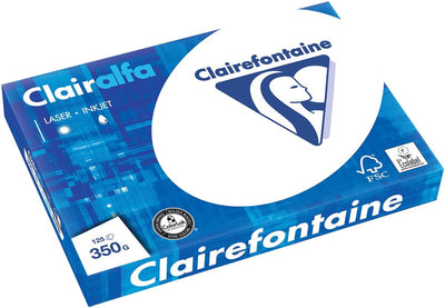 Clairefontaine clairalfa – Präsentationspapier – ft A3 – 350 Gramm – 125 Blatt