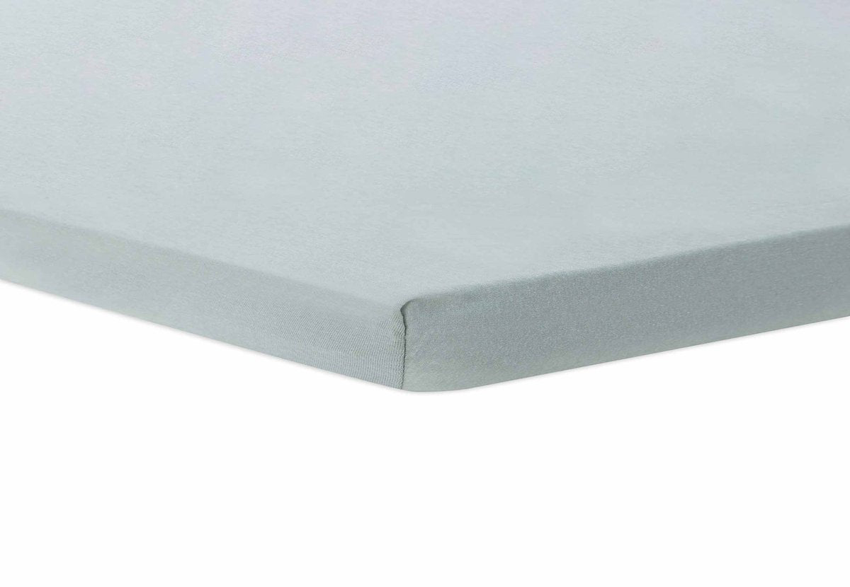 Jollein Baby – Spannbetttuch Boxmatratze Jersey 75x95cm – weiche Baumwolle – Seegrün