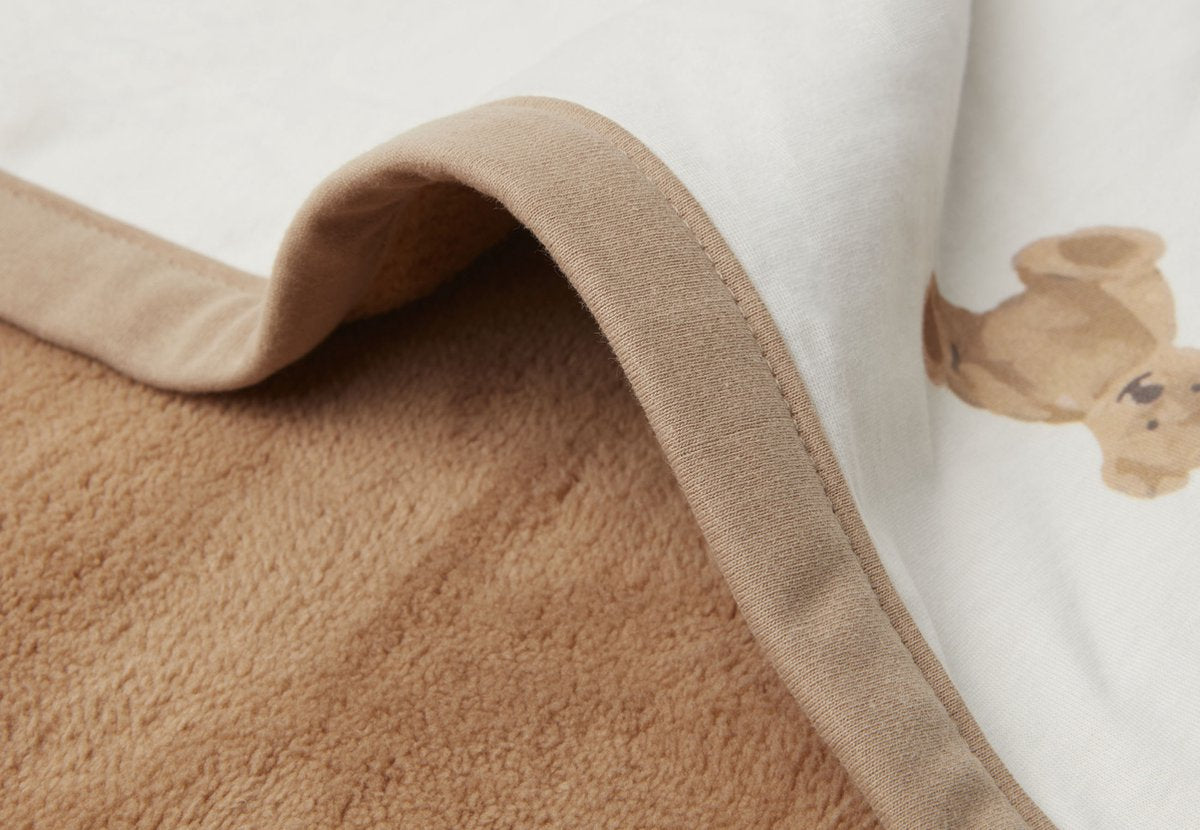 Jollein Babydecke, Krippenjersey, 100 x 150 cm – Teddybär