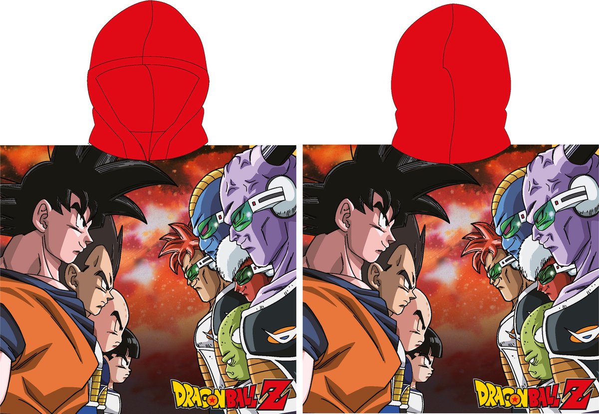 Sans Marque Dragonball Z Badeponcho ohne Marke, 55 x 110 cm, schnell trocknend