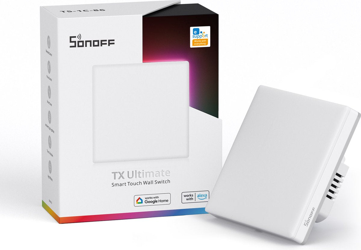Sonoff Smart Touch WLAN-Schalter für Zoll 1 Kanal