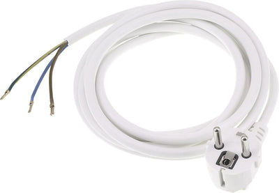 Q-Link-Verbindungskabel – geerdet – 2500 W – 3 x 1,0 mm² – 2,5 m – weiß