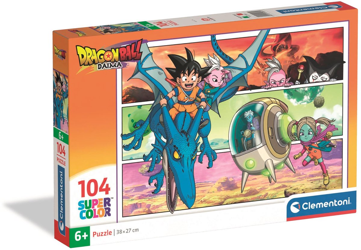 Clementoni - Puzzle - Dragon Ball Daima - 104 Teile - Super - ab 6 Jahren