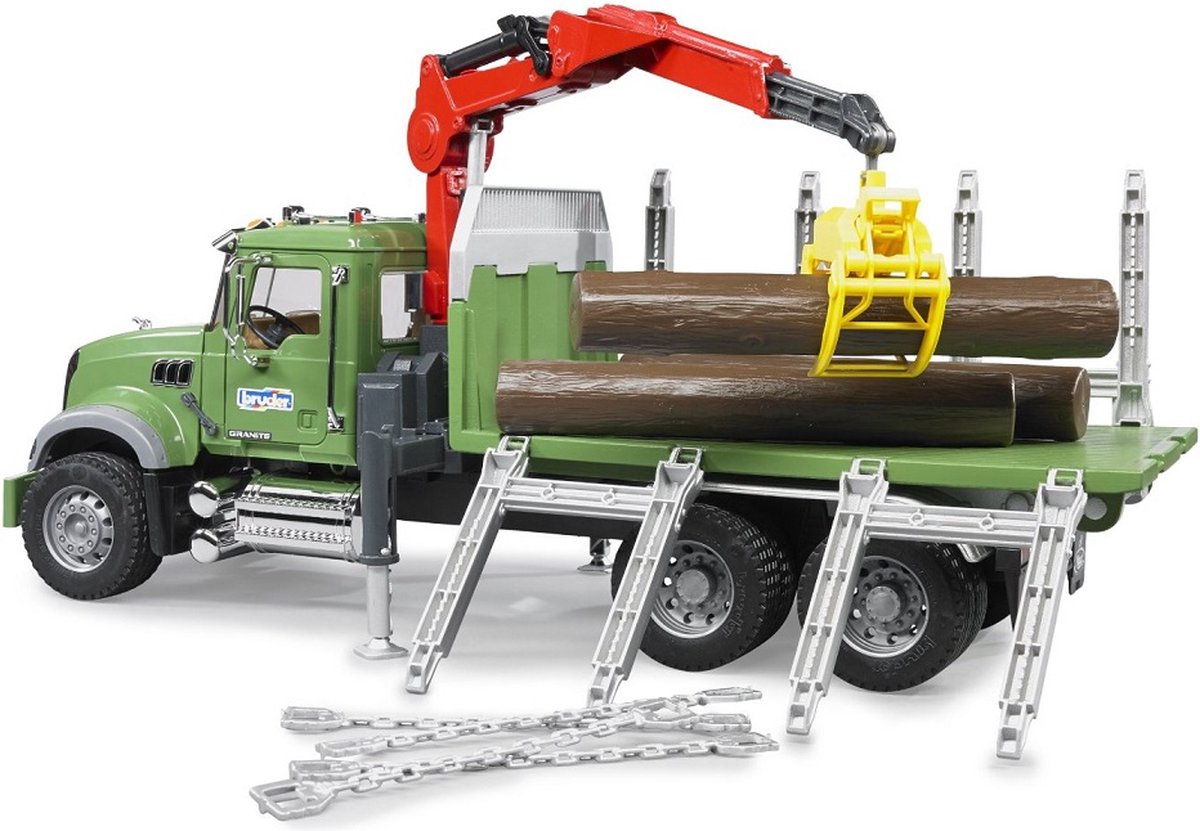 Bruder Mack Wood Transport Truck