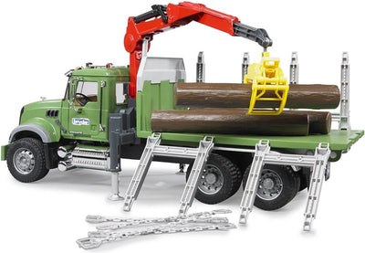 Bruder Mack Wood Transport Truck