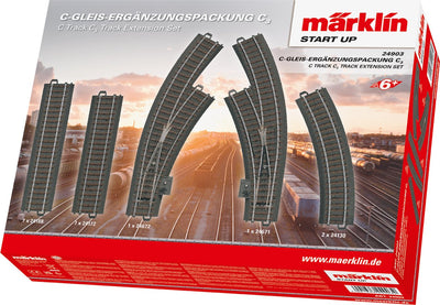 Märklin nimmt die C-Gleis-Ergänzungspackung c3 in Betrieb