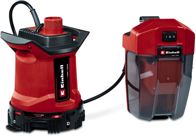 Einhell Akku-Schmutzwasserpumpe GE-DP 18 25 LL LI Solo - Power X-Change - 18 V Li-Ion - max. Förderleistung: 7.000 l·h - max. Förderhöhe: 5m - max. Eintauchtiefe: 4m - Absaugung bis: 1mm - Eco-Boost-Modus - exkl. Akku und Ladegerät
