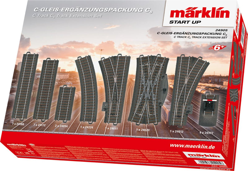 Märklin nimmt die C-Gleis-Ergänzungspackung c5 in Betrieb