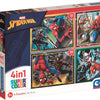 Clementoni Rätsel Marvel Spiderman, 4in1