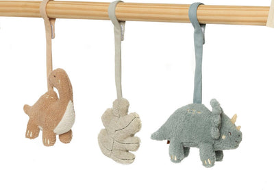 Jollein – Baby-Fitnessspielzeug – Babyspielzeug-Kleiderbügel – Polyester – brüllend – Dinosaurier