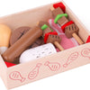Bigjigs Holzkiste mit Fleischprodukten, 9 DLG.